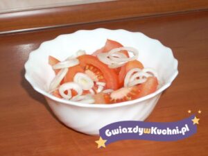 Surówko - sałatka pomidorowo porowa